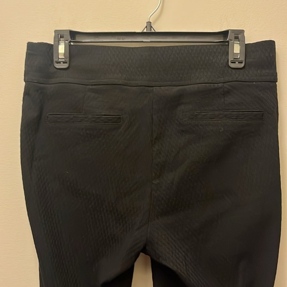 Rafaella comfort textured black dress pants size 10 - Picture 6 of 7